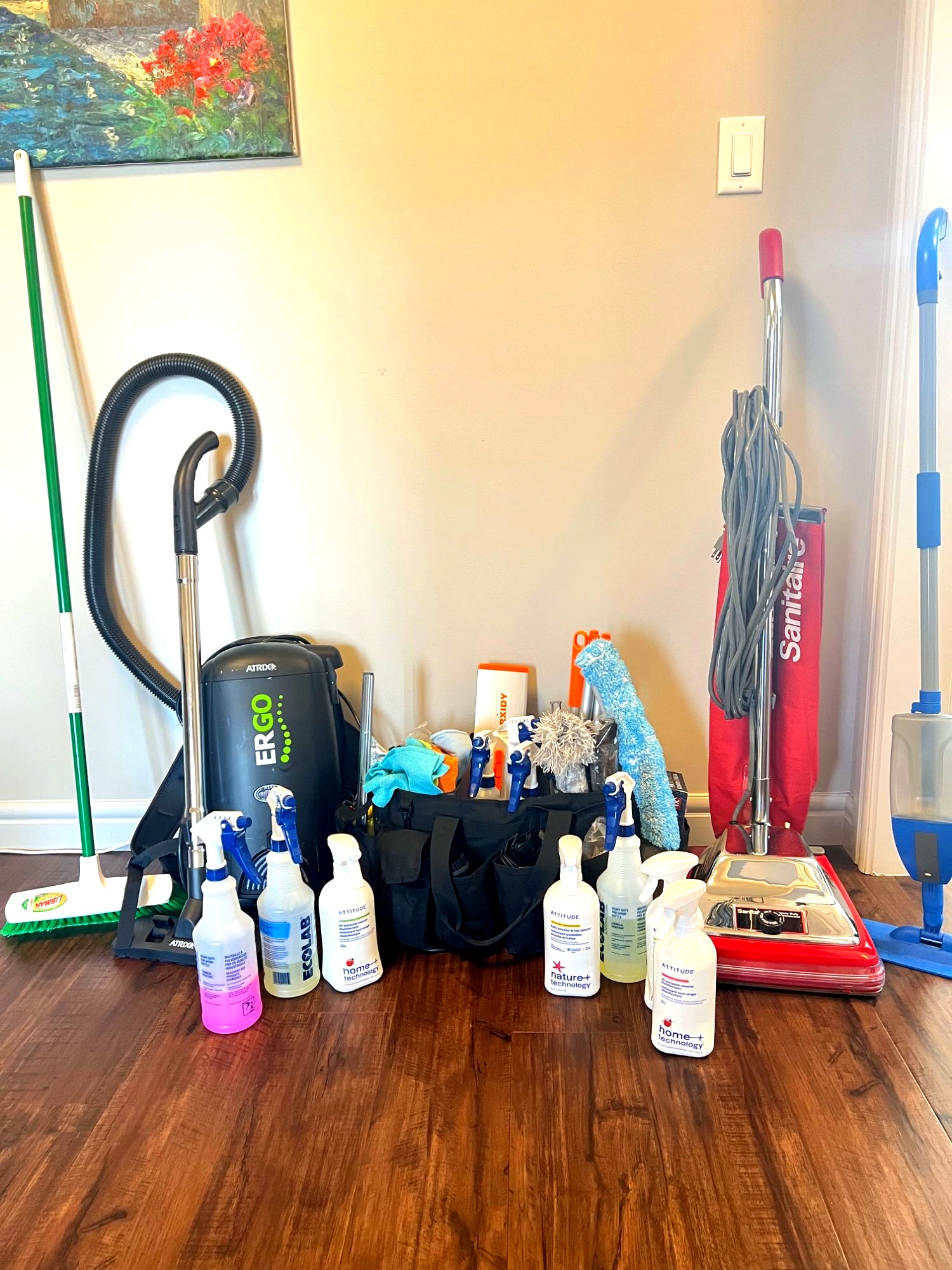 Full PrimePoint cleaning equipment kit